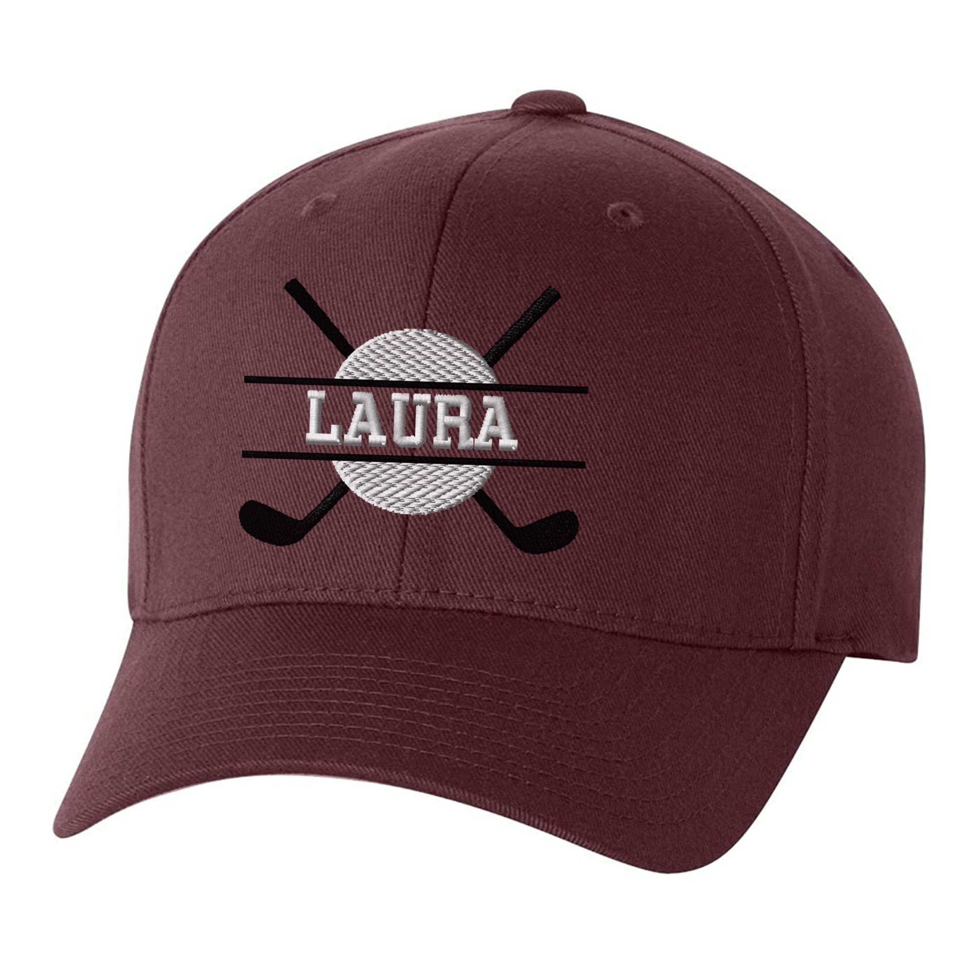 Custom Embroidered Golf Hats - name golf hats - personalized hat with name or text embroidered - baseball cap - father's day gift