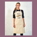 Custom Unisex "Calibre" Heavy Cotton Canvas Pocket Apron - full colour printed - Add name - Add design to apron