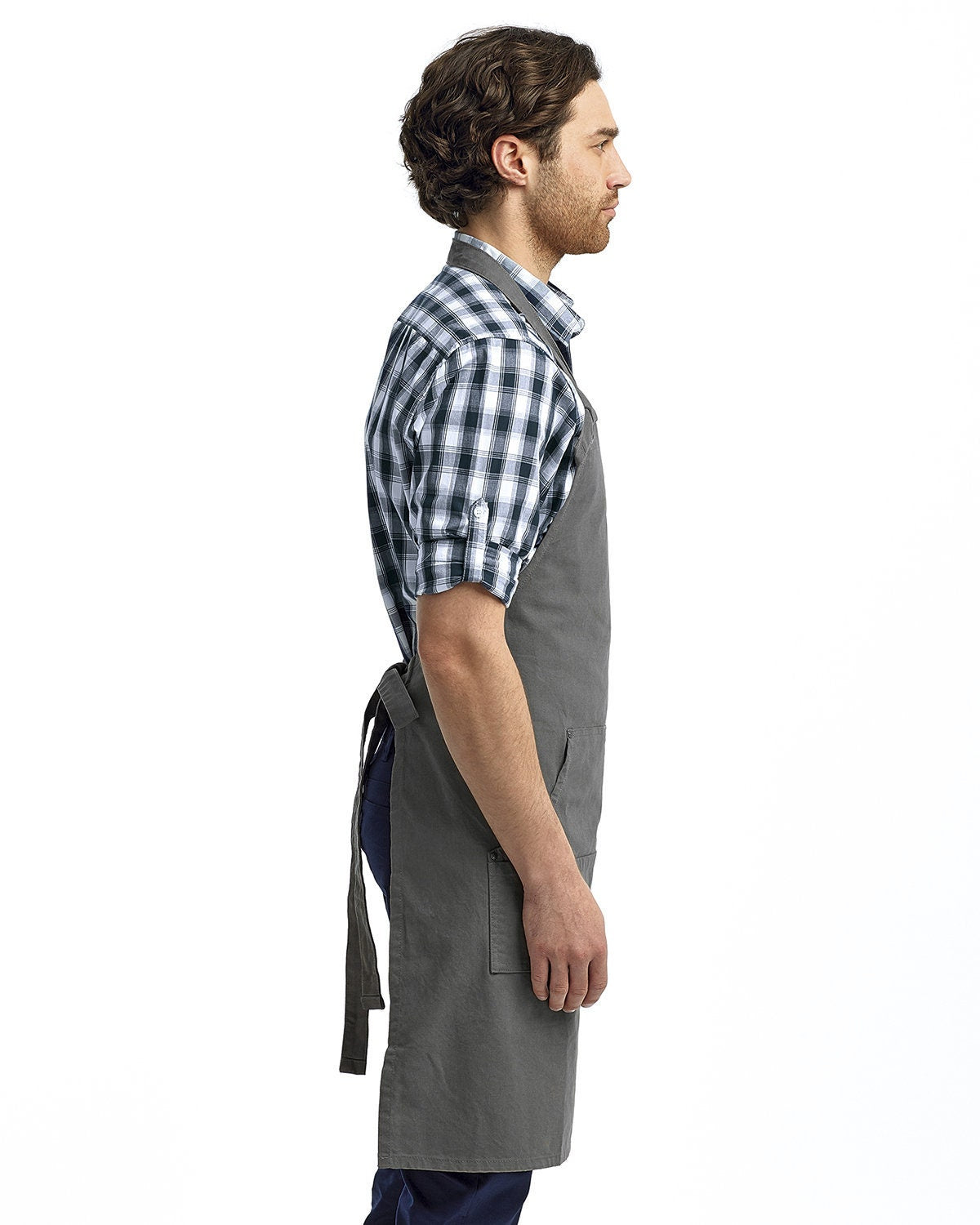 Custom Unisex "Calibre" Heavy Cotton Canvas Pocket Apron  - Add name - embroidered - premium apron with name - custom name embroidered apron