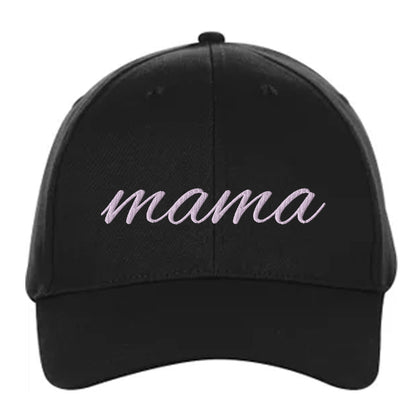 Custom Embroidered  Hats - mama baseball hats - personalized hat with name or text embroidered - baseball cap