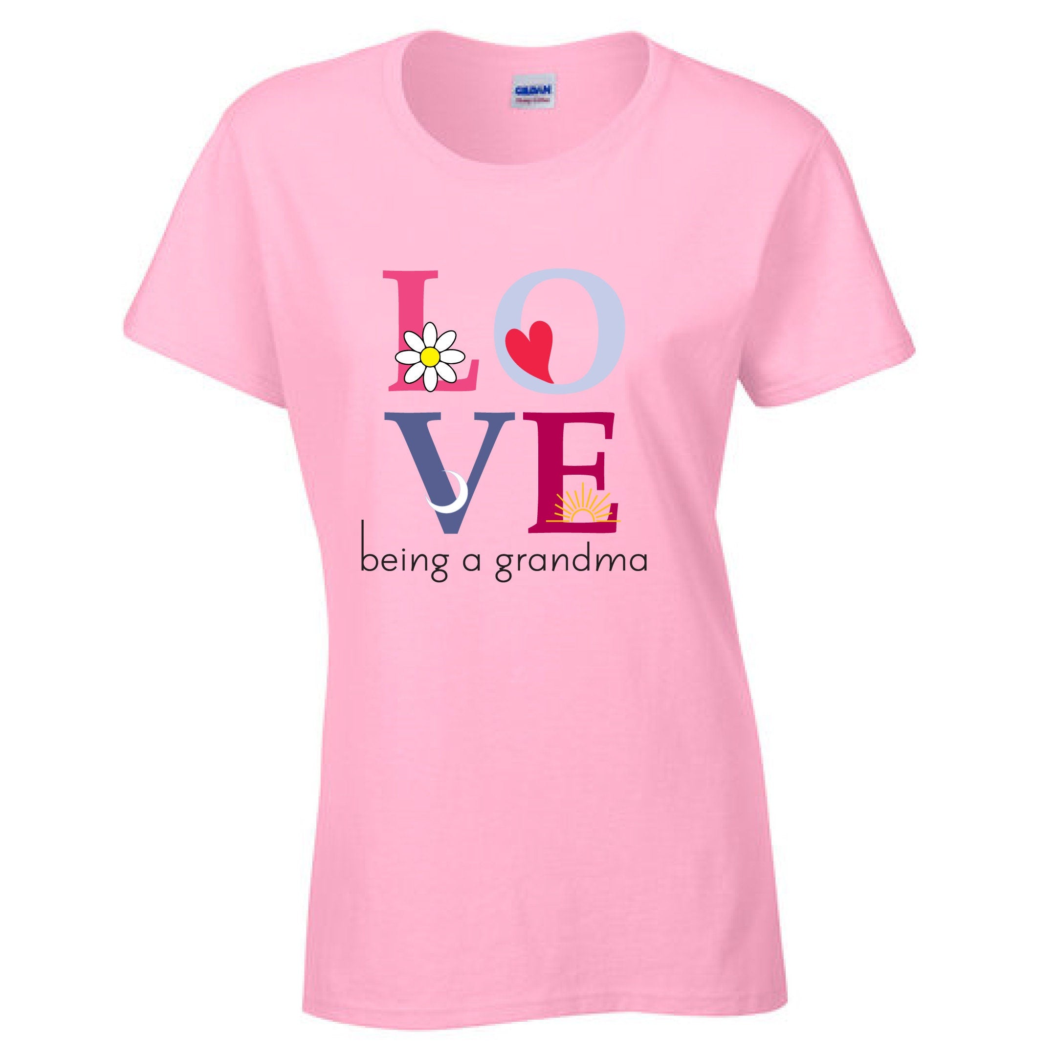 Love being a grandma - unisex tshirt - custom tshirt - grandma Tshirt - grandmother tshirt