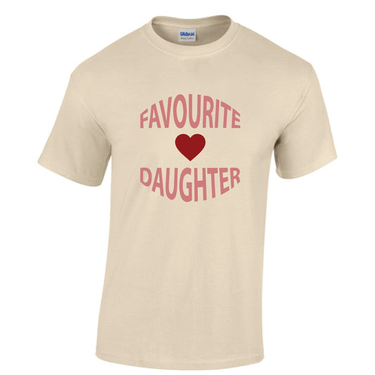 Favourite daughter tshirt - daughter tee - unisex tshirt - custom tshirt -