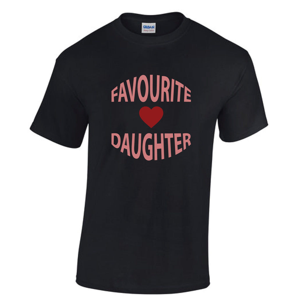 Favourite daughter tshirt - daughter tee - unisex tshirt - custom tshirt -