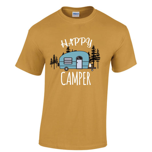 Happy Camper T-shirt - Happy Camper tee - Happy Camper design