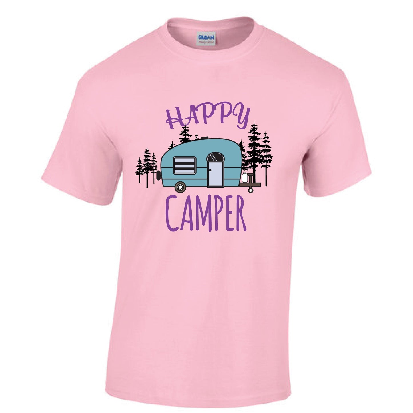 Happy Camper T-shirt - Happy Camper tee - Happy Camper design