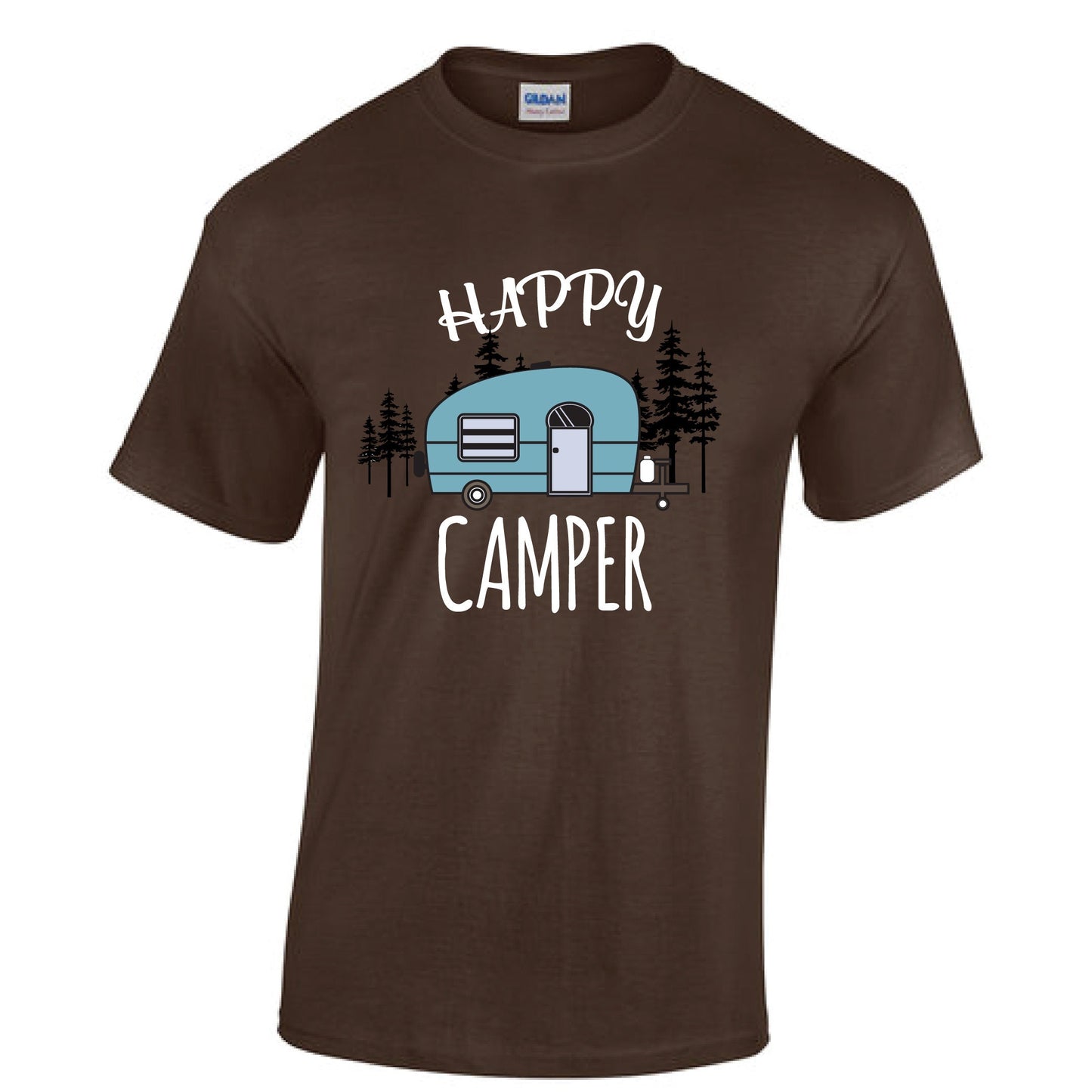 Happy Camper T-shirt - Happy Camper tee - Happy Camper design