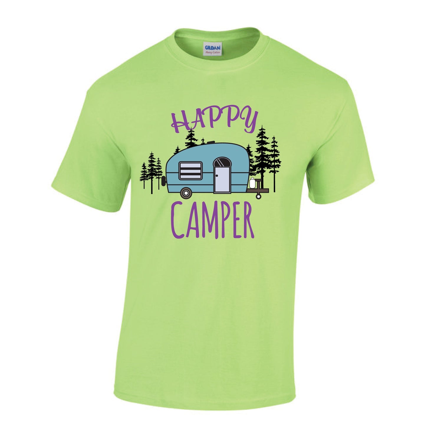 Happy Camper T-shirt - Happy Camper tee - Happy Camper design