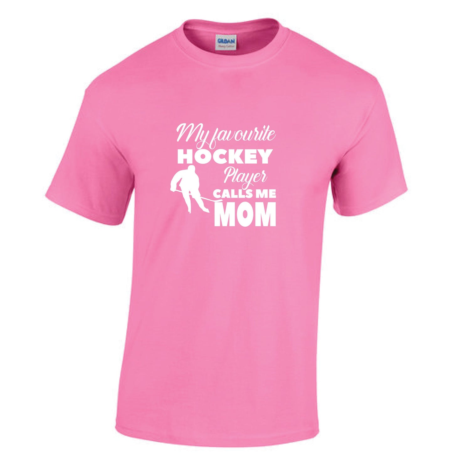 My favourite Hockey player calls me mom tshirt - Hockey tshirt