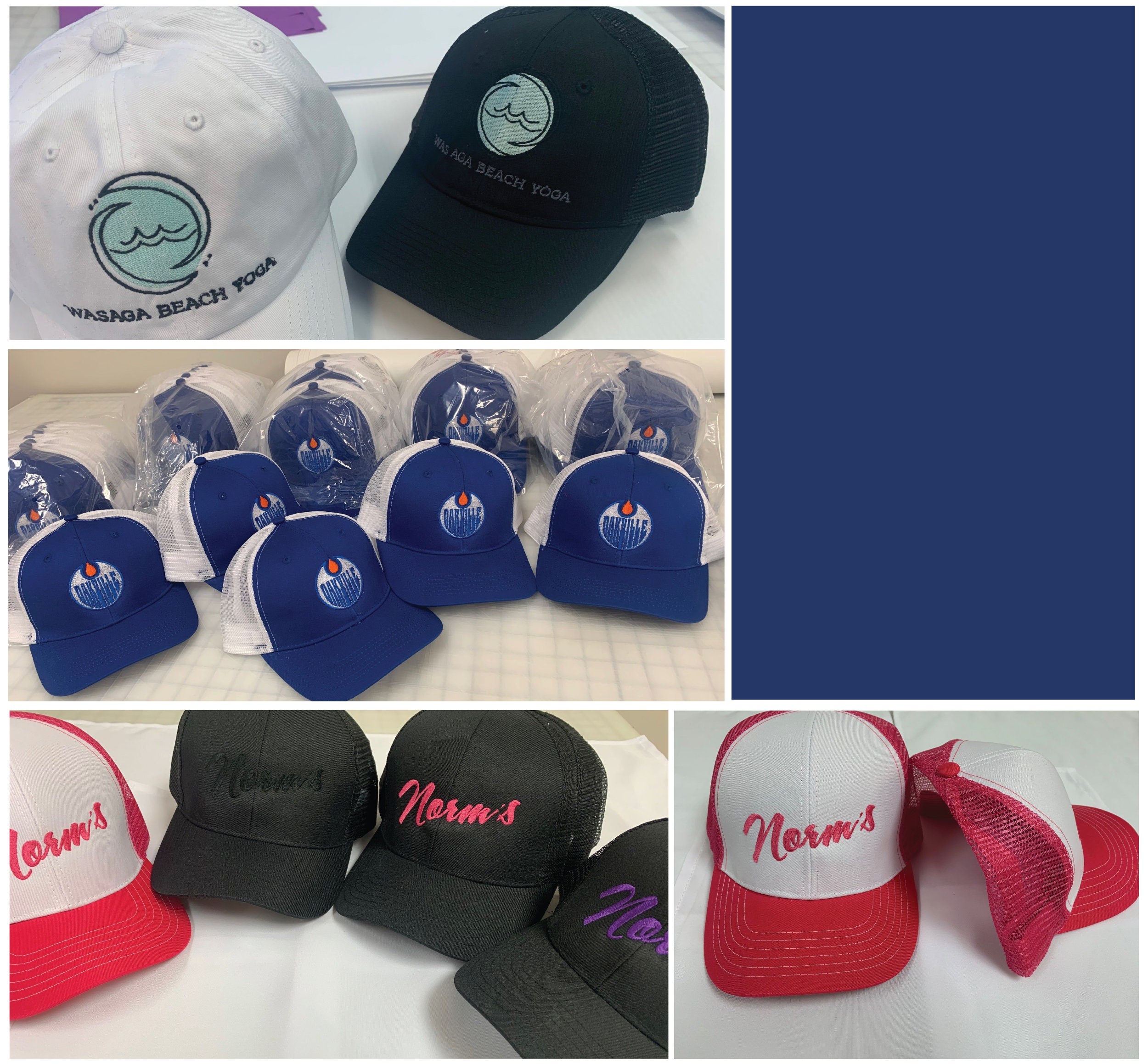logo trucker, logo baseball ca[