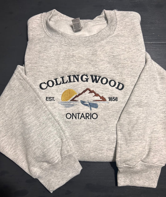 Embroidered Crewneck sweatshirt - Collingwood, ON