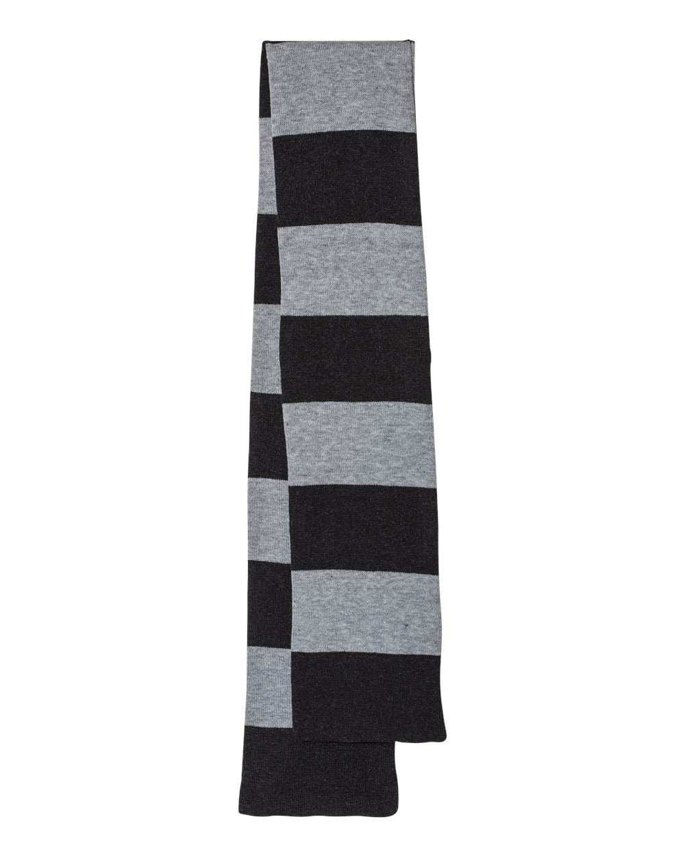 Custom embroidered Sports scarf. Scarves - 10 colours available - personalized scarves - Rugby-Striped Knit Scarf