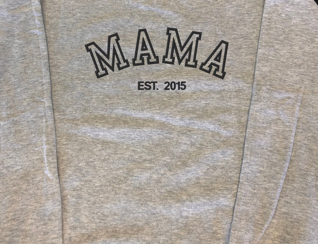 Custom embroidered crewneck sweatshirt - personalized sweatshirt  - embroidered DAD  sweatshirt