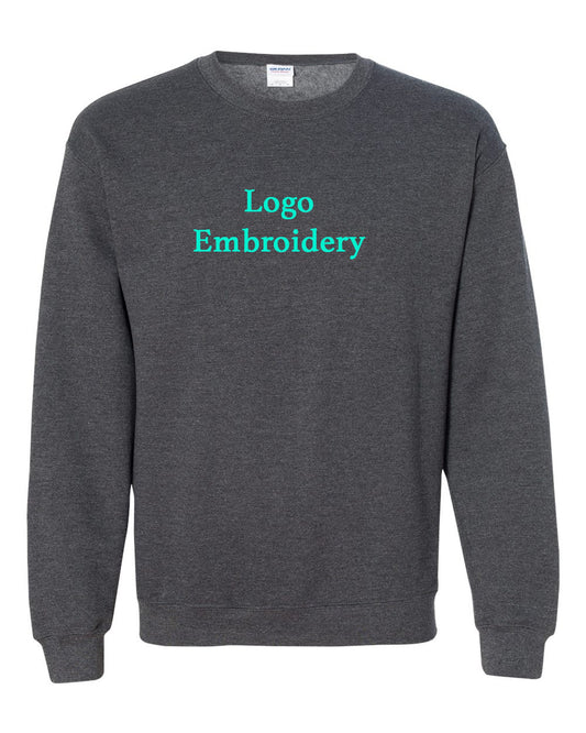 Custom Logo sweatshirt - personalized sweatshirt  - logo or text - custom embroidered - business logo sweatshirt