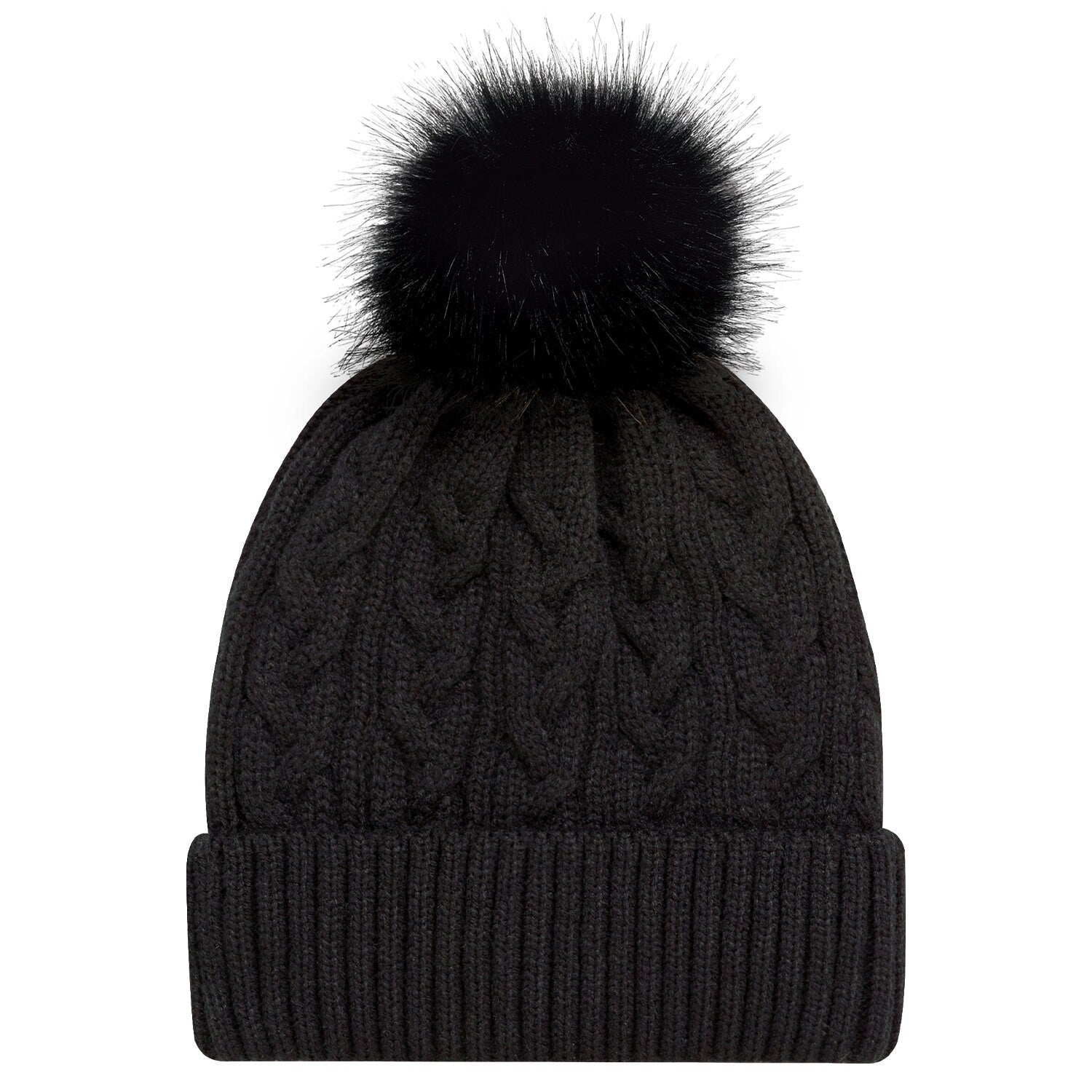 Pom pom toque with custom embroidery - logo or text - ladies pom pom toques cuff toque - christmas gift toque