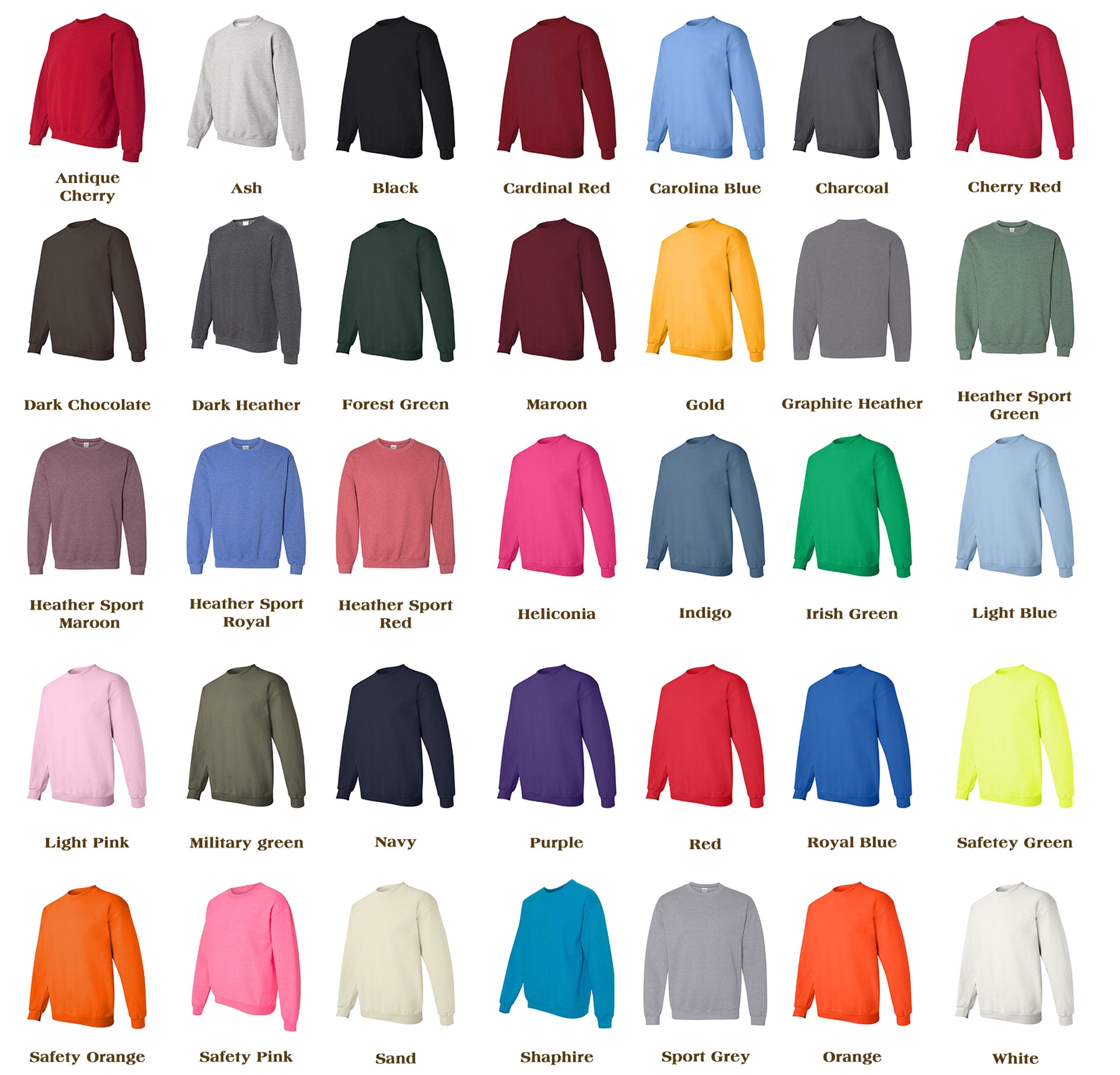 Custom Embroidered Text Crewneck Sweatshirt - photo outlines - couples, dog, cat, dad with baby