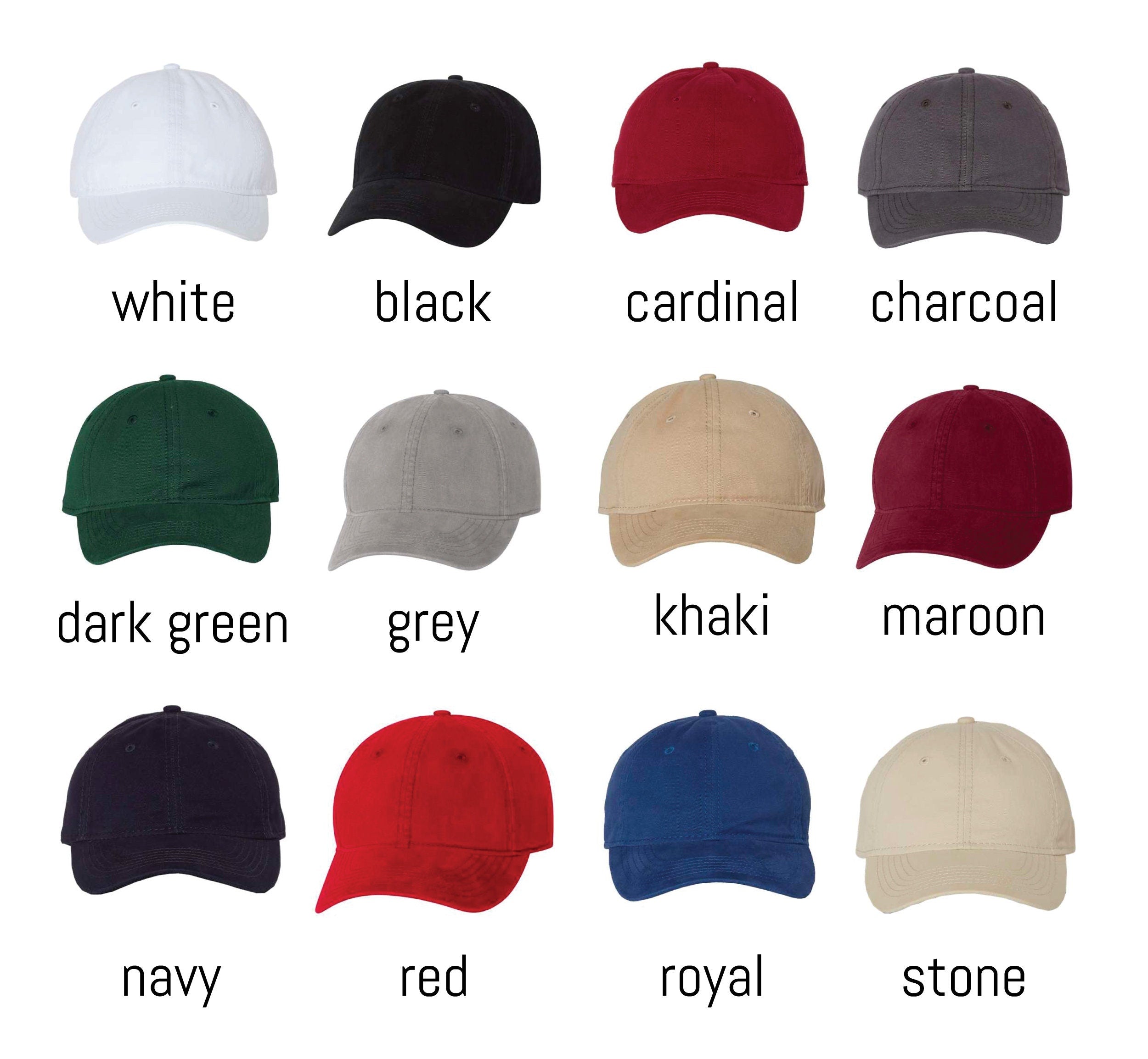 Dad cap - unstructured cap - text only cap - custom text cap - hat - baseball cap - Father's day gift