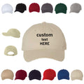 Dad cap - unstructured cap - text only cap - custom text cap - baseball hat - baseball cap