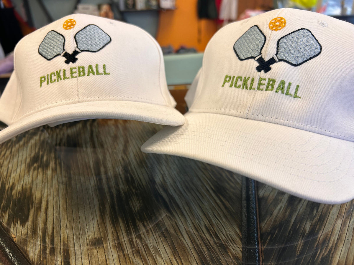 Custom Embroidered Pickleball Hats - name hats - personalized hat with name or text embroidered - pickleball cap - father's day mother's day