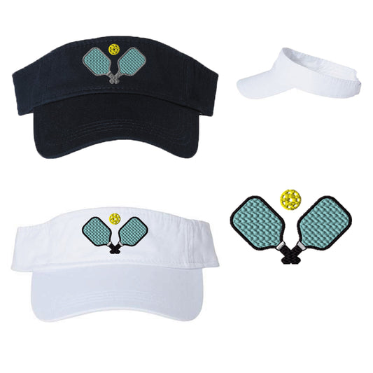 Embroidered pickleball visor - decorated visor, tennis visor, pickleball player visor - mother's day gift - Father's day gift