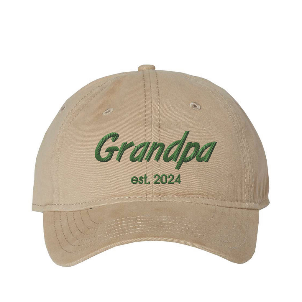 Dad cap - unstructured cap - text only cap - custom text cap - hat - baseball cap - Father's day gift