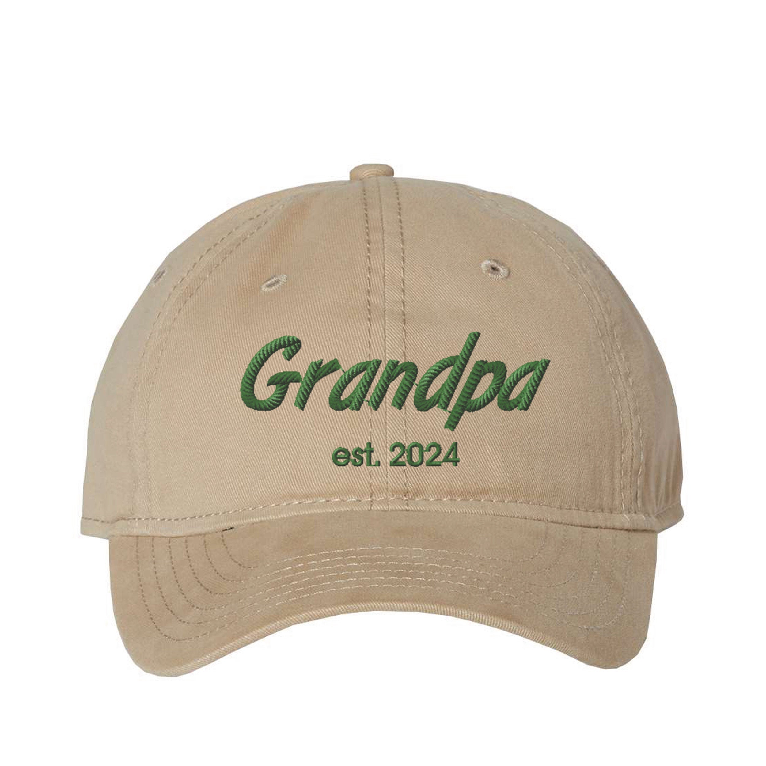 Dad cap - unstructured cap - text only cap - custom text cap - hat - baseball cap - Father's day gift