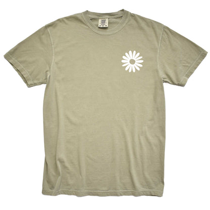 Daisy t-shirt - t-shirt embroidered - Comfort colors t-shirt printed - daisy