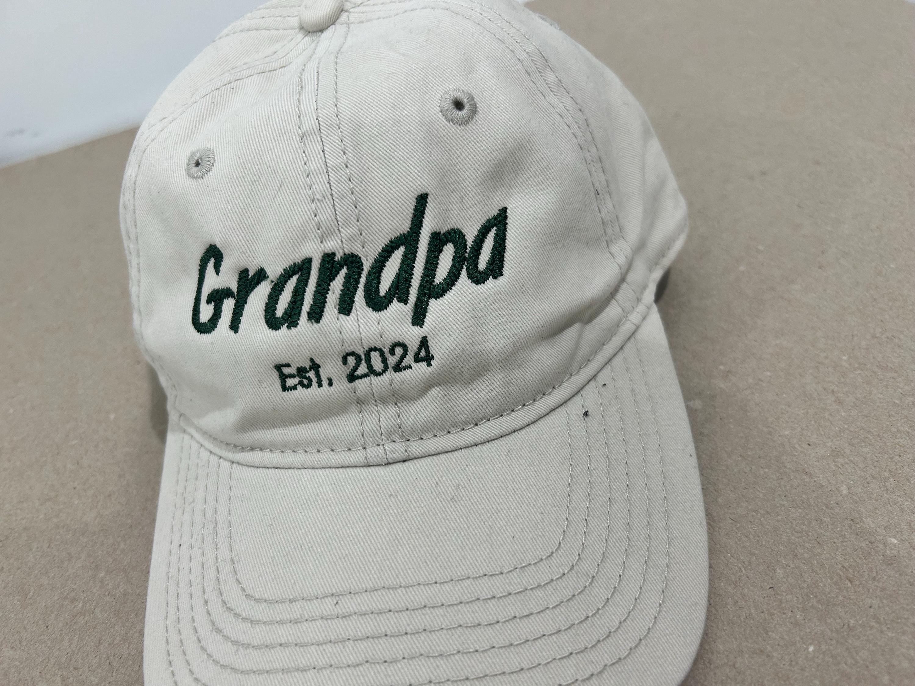 Dad cap - unstructured cap - text only cap - custom text cap - hat - baseball cap - Father's day gift