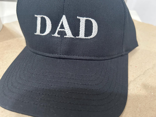 dad hat - Grandpa  hat - Dad cap - unstructured cap - text only cap - custom text cap - baseball hat - baseball cap - Father's day gift