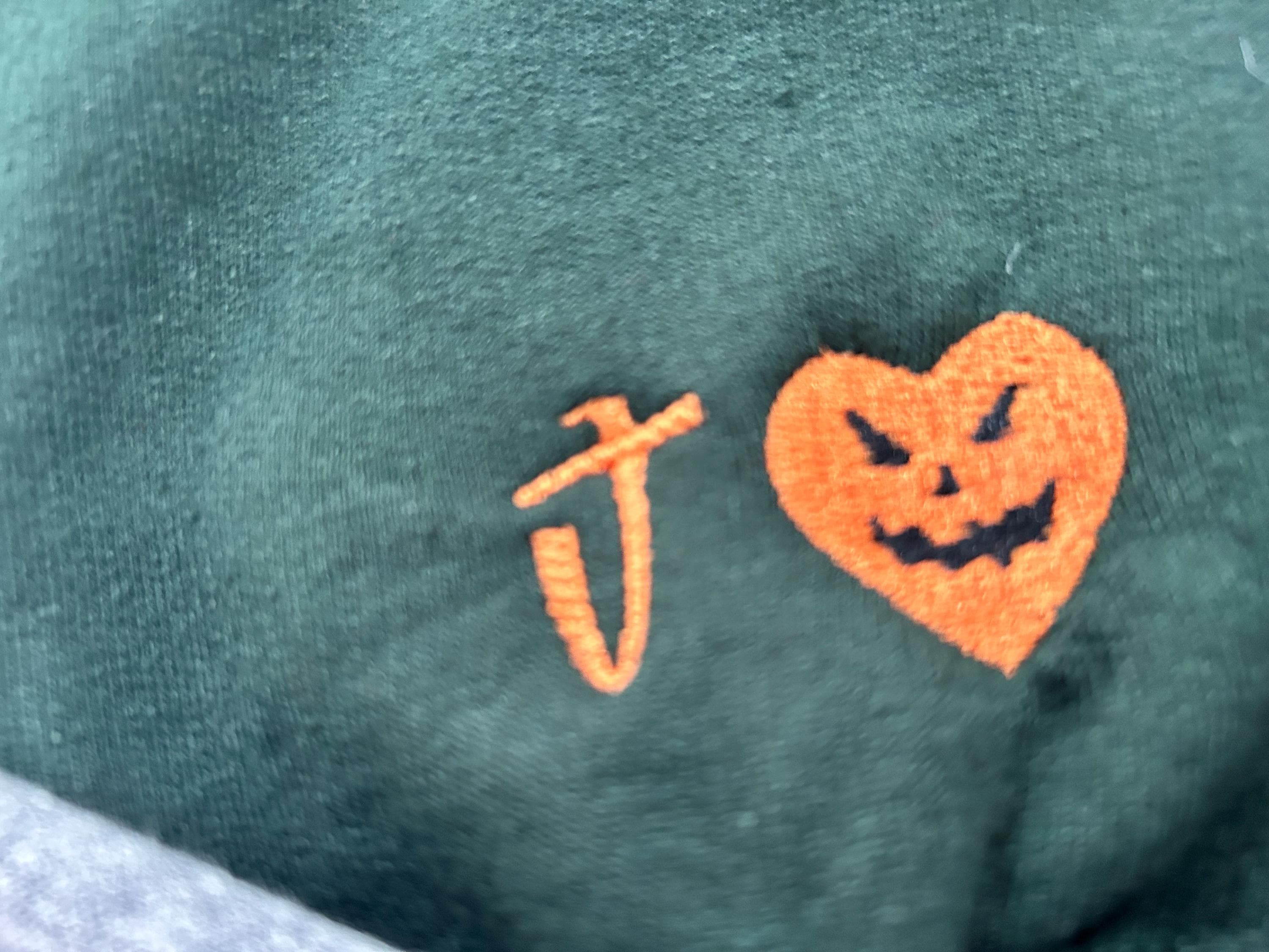 Halloween heart sweatshirt