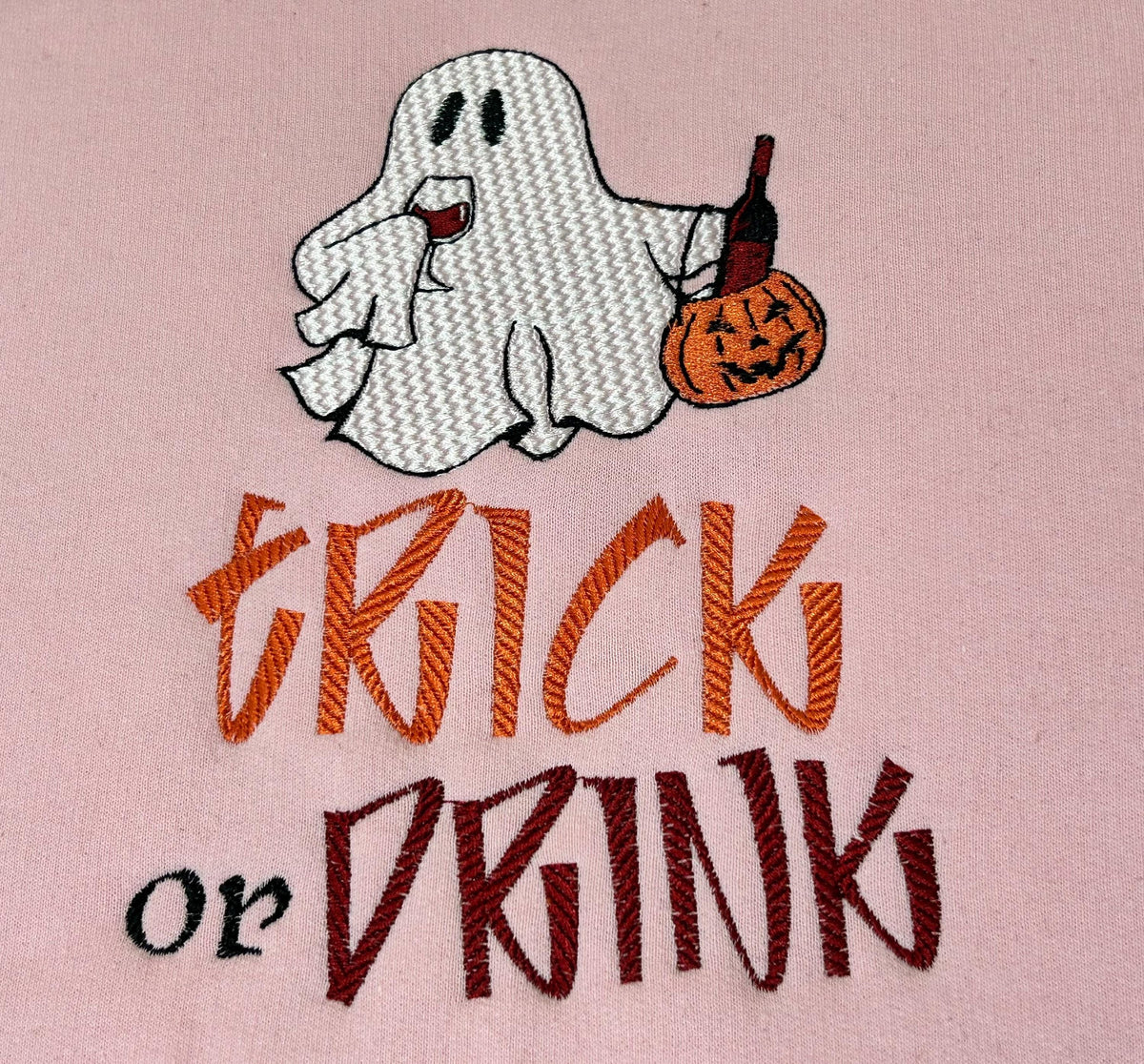 trick or drink hoodie halloween sweatshirt halloween wine design halloween ghost halloween pumpkin