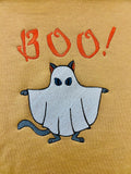 cat ghost halloween hoodie